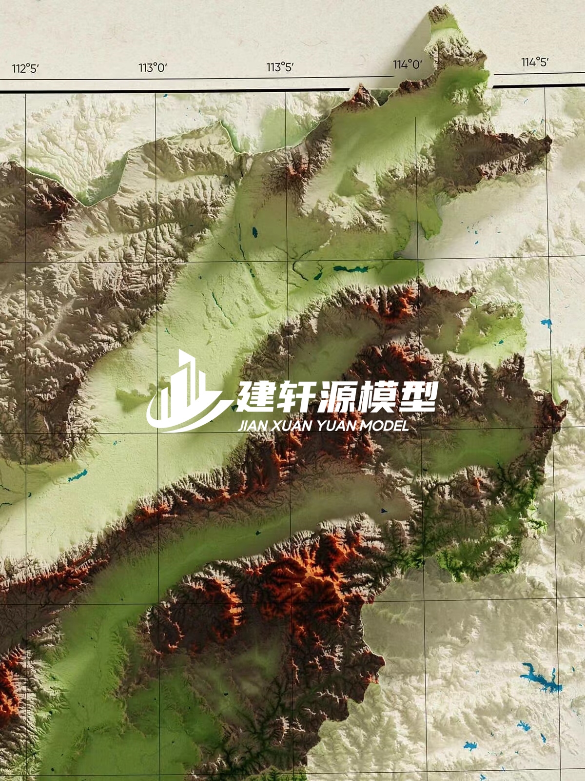 铜陵地形模型制作